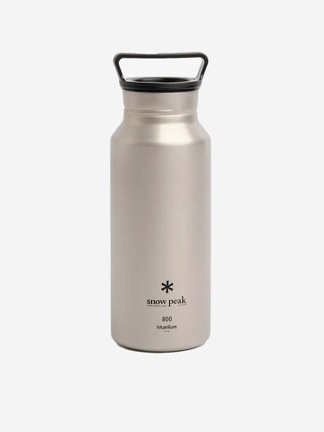 SNOW PEAK Borraccia in titanio argento Anodized Aurora (800 ml) argento
