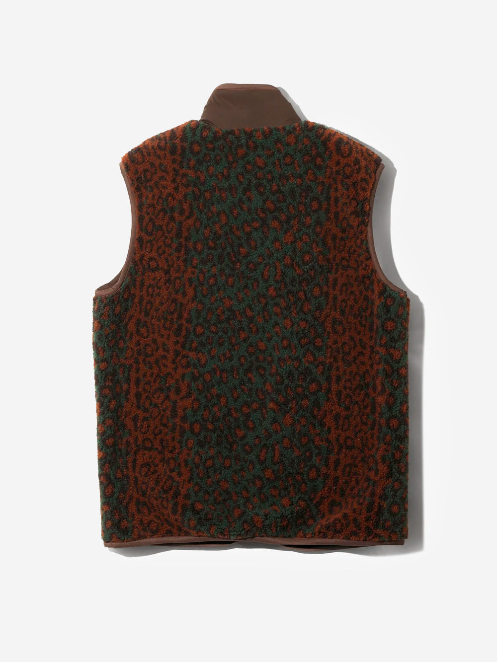 SOUTH2 WEST8 Gilet piping leopardato Rosso Maculato Urbanstaroma