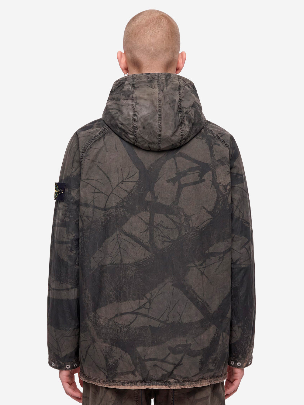 STONE ISLAND Giacca leggera con cappuccio Ruggine Urbanstaroma