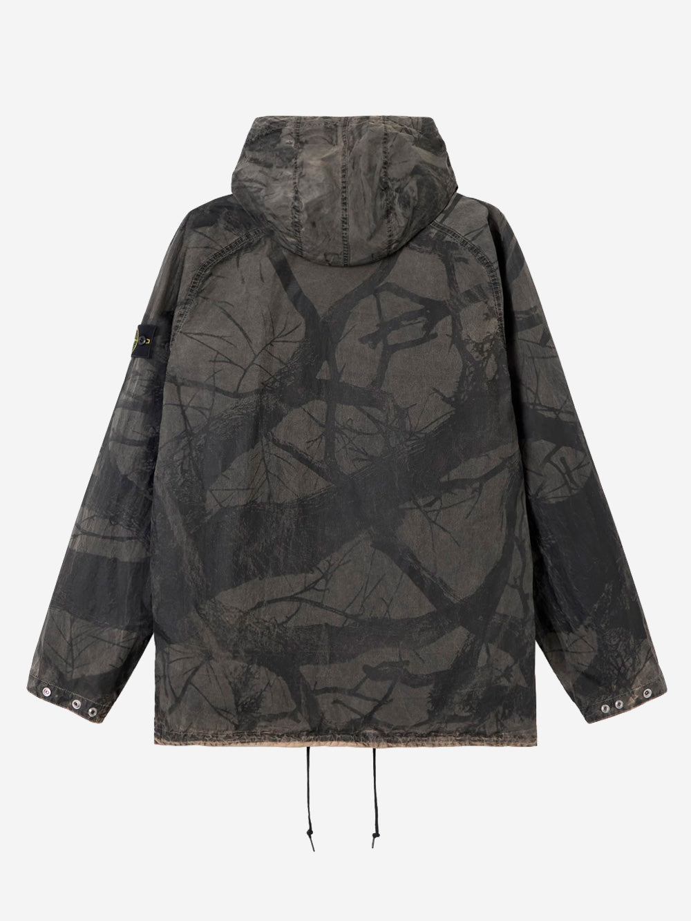 STONE ISLAND Giacca leggera con cappuccio Ruggine Urbanstaroma