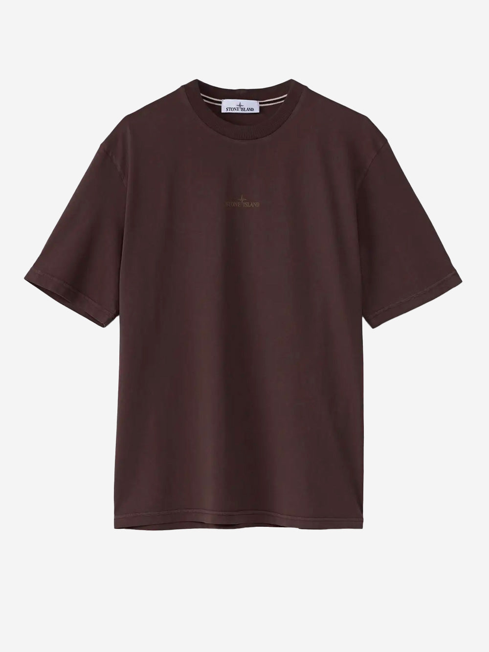 STONE ISLAND T-shirt in cotone vinaccia Vinaccia Urbanstaroma