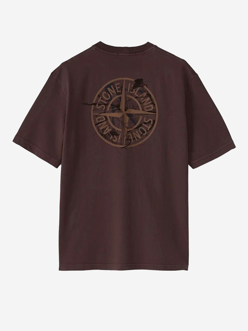 STONE ISLAND T-shirt in cotone vinaccia Vinaccia Urbanstaroma