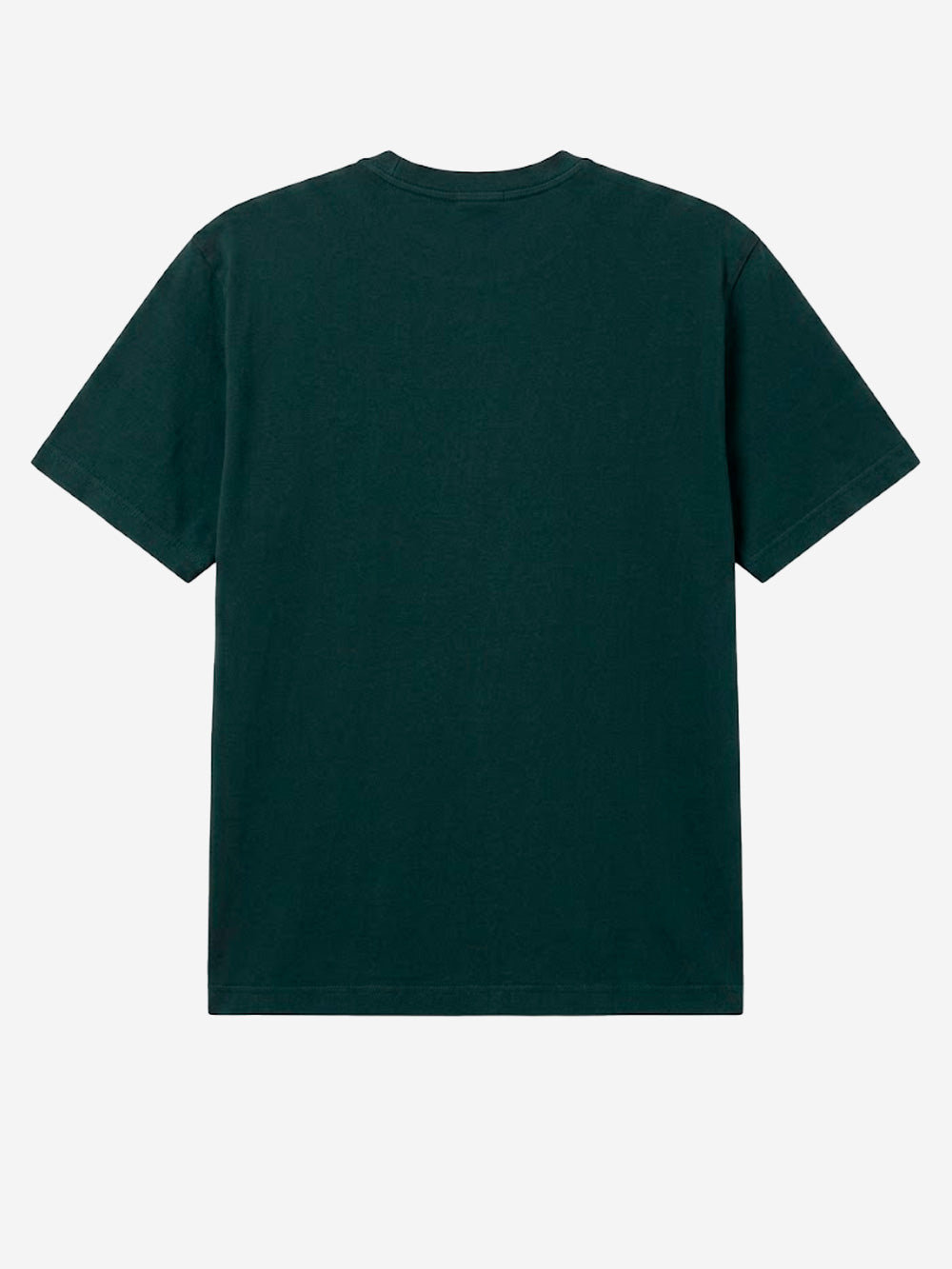 STONE ISLAND T-shirt verde scuro con tasca a soffietto e patch Compass Verde Urbanstaroma