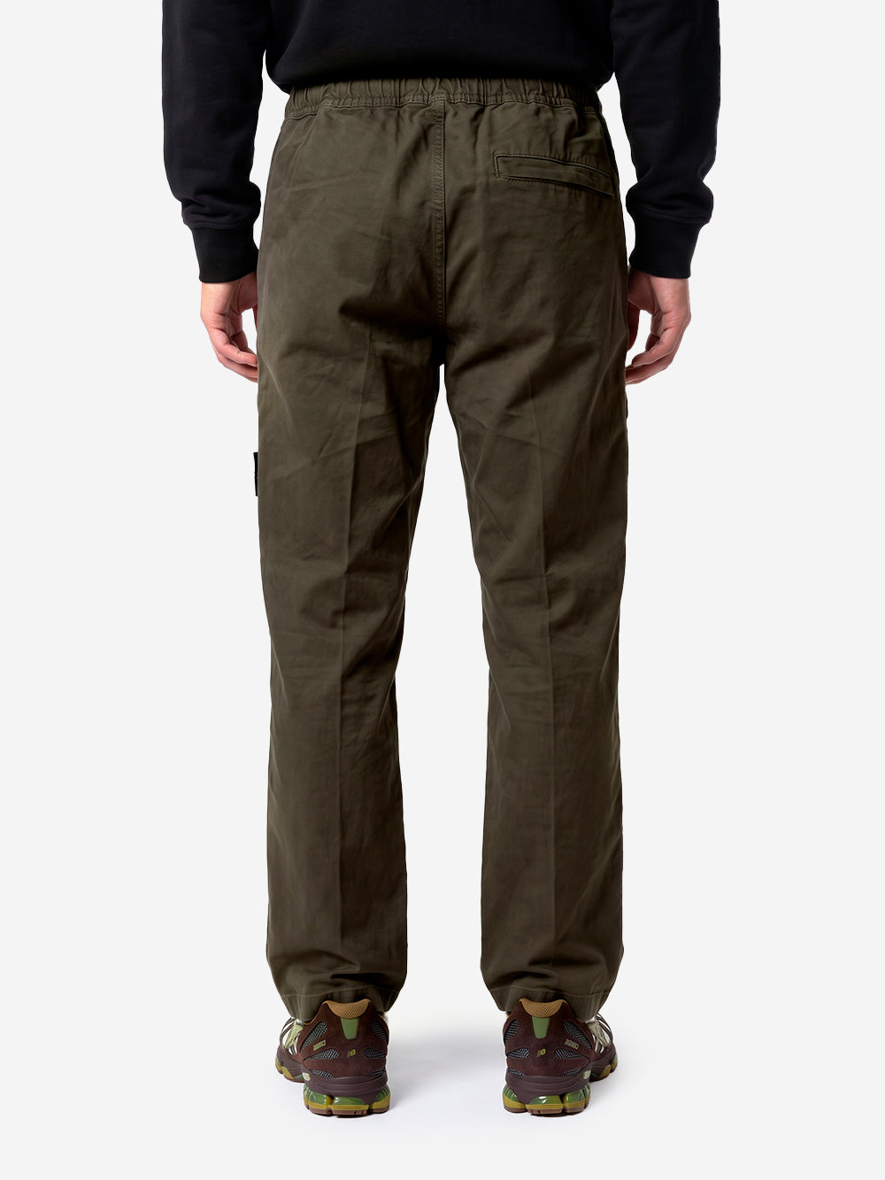 STONE ISLAND Pantaloni cargo in cotone ripstop con tasche multiple con zip Grigio Urbanstaroma