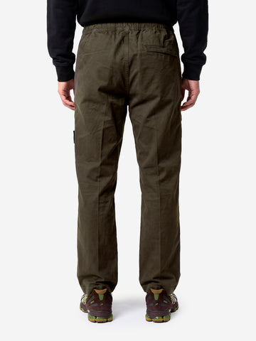 STONE ISLAND Pantaloni cargo in cotone ripstop con tasche multiple con zip Grigio