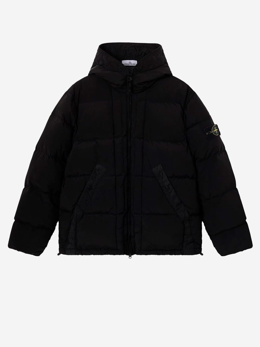 STONE ISLAND Piumino Nylon Metal in ECONYL nero Nero Urbanstaroma
