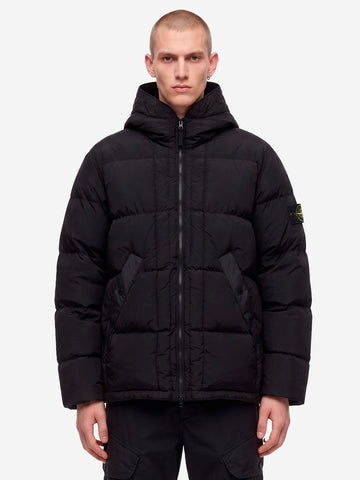 STONE ISLAND Piumino Nylon Metal in ECONYL nero Nero