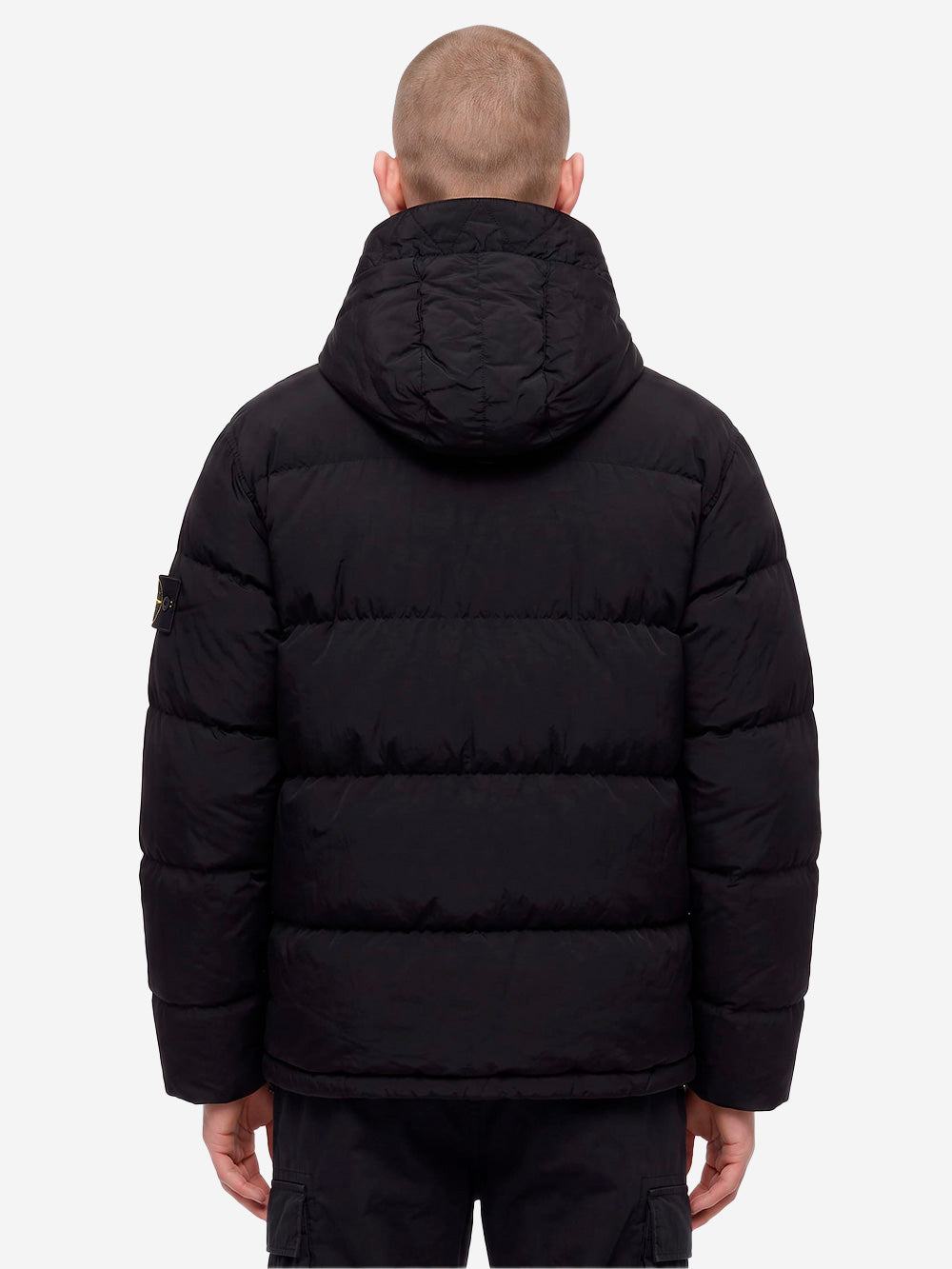 STONE ISLAND Piumino Nylon Metal in ECONYL nero Nero Urbanstaroma