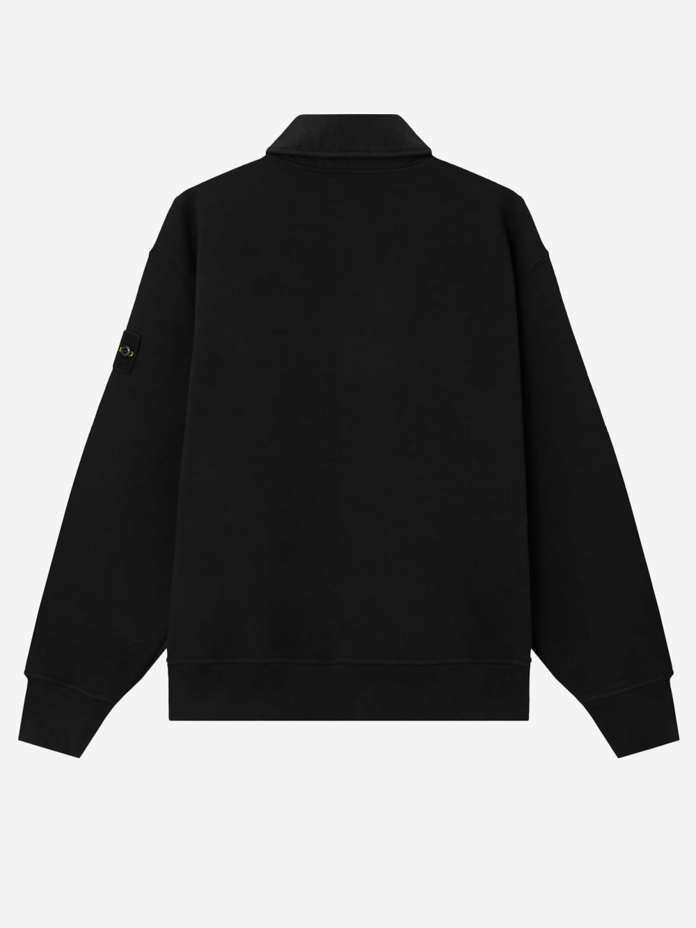 STONE ISLAND Felpa Tubular Cotton Fleece nera Nero Urbanstaroma