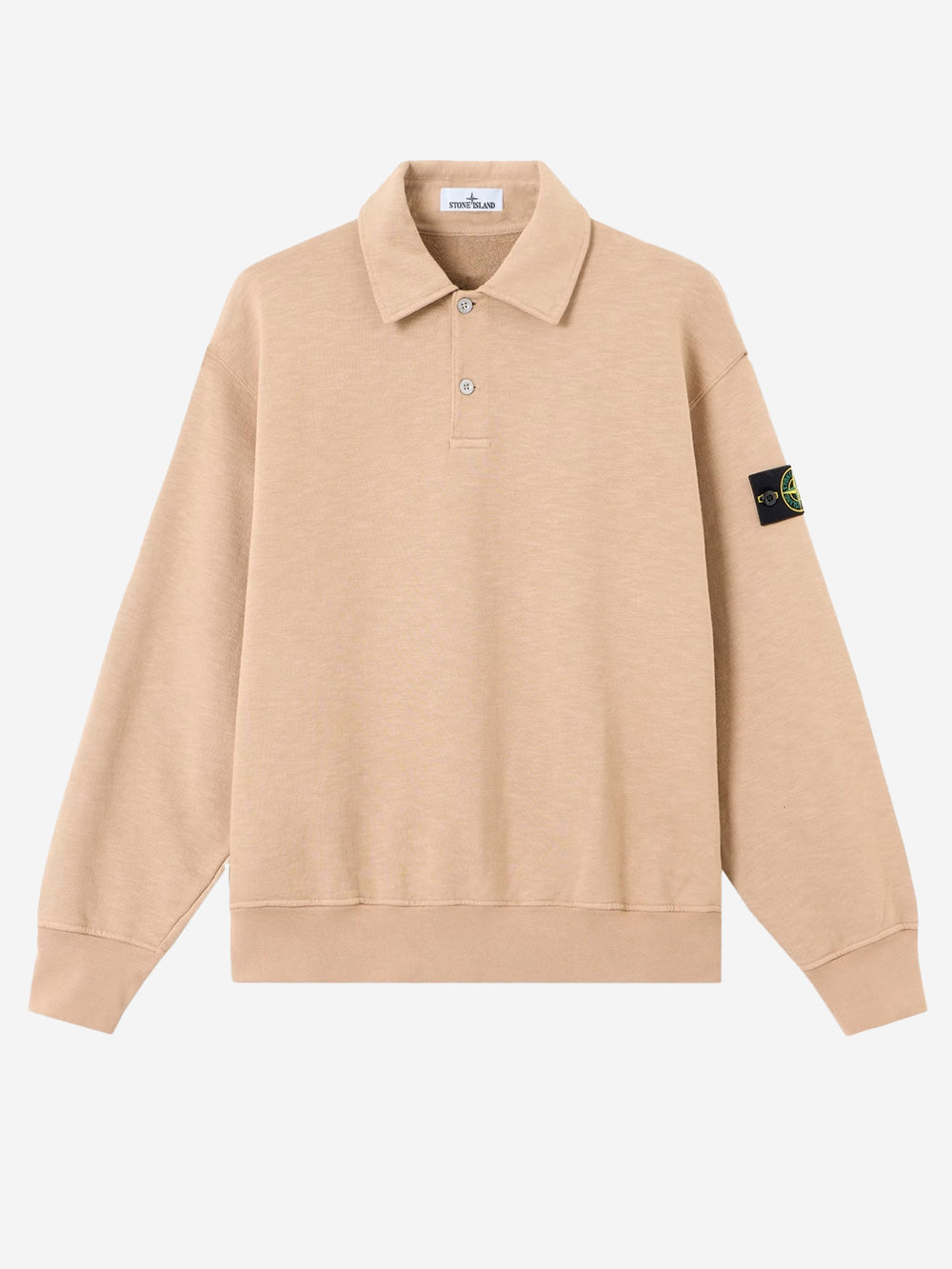STONE ISLAND Felpa Tubular Cotton Fleece beige Beige Urbanstaroma