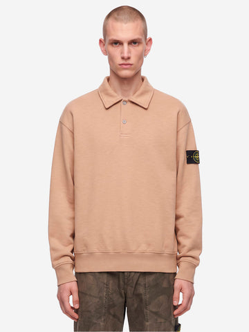 STONE ISLAND Felpa Tubular Cotton Fleece beige Beige