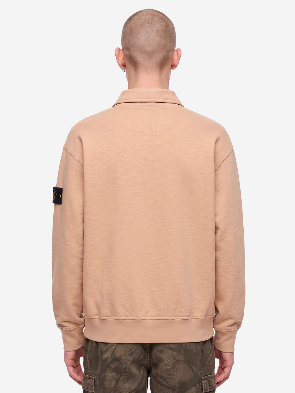 STONE ISLAND Felpa Tubular Cotton Fleece beige Beige Urbanstaroma