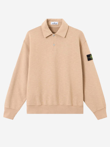 STONE ISLAND Felpa Tubular Cotton Fleece beige Beige