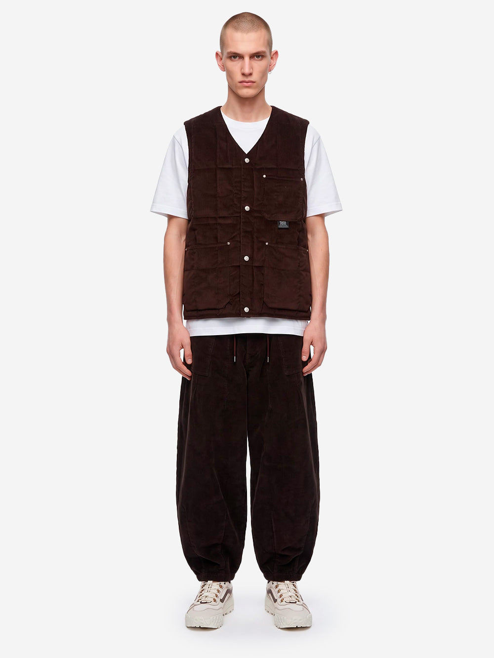 TAION Gilet da lavoro in Cordura marrone Marrone Urbanstaroma