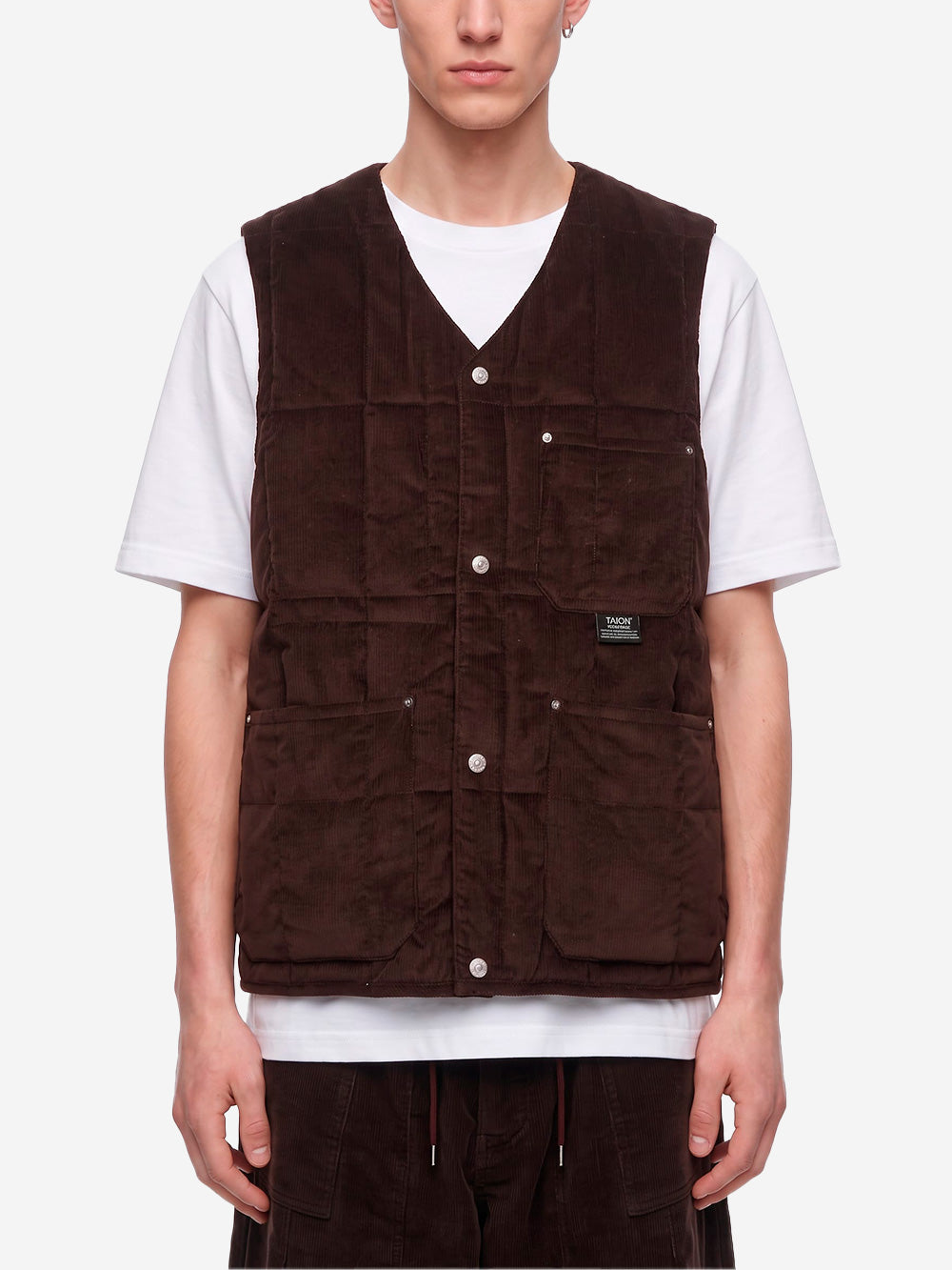 TAION Gilet da lavoro in Cordura marrone Marrone Urbanstaroma