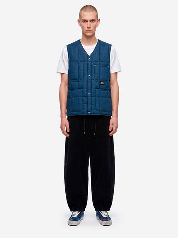 TAION Gilet da lavoro in Cordura blu Denim