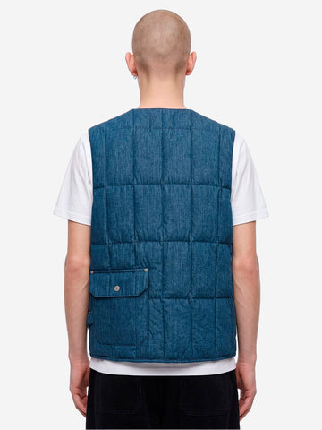 TAION Gilet da lavoro in Cordura blu Denim