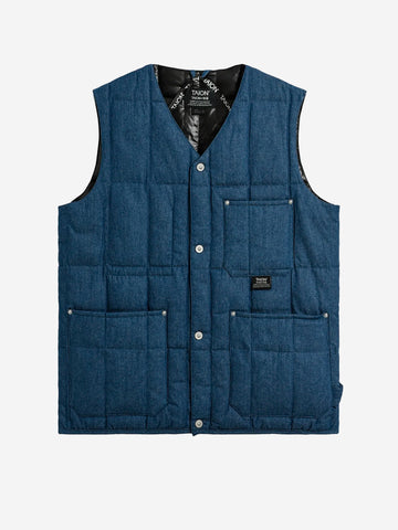 TAION Gilet da lavoro in Cordura blu Denim