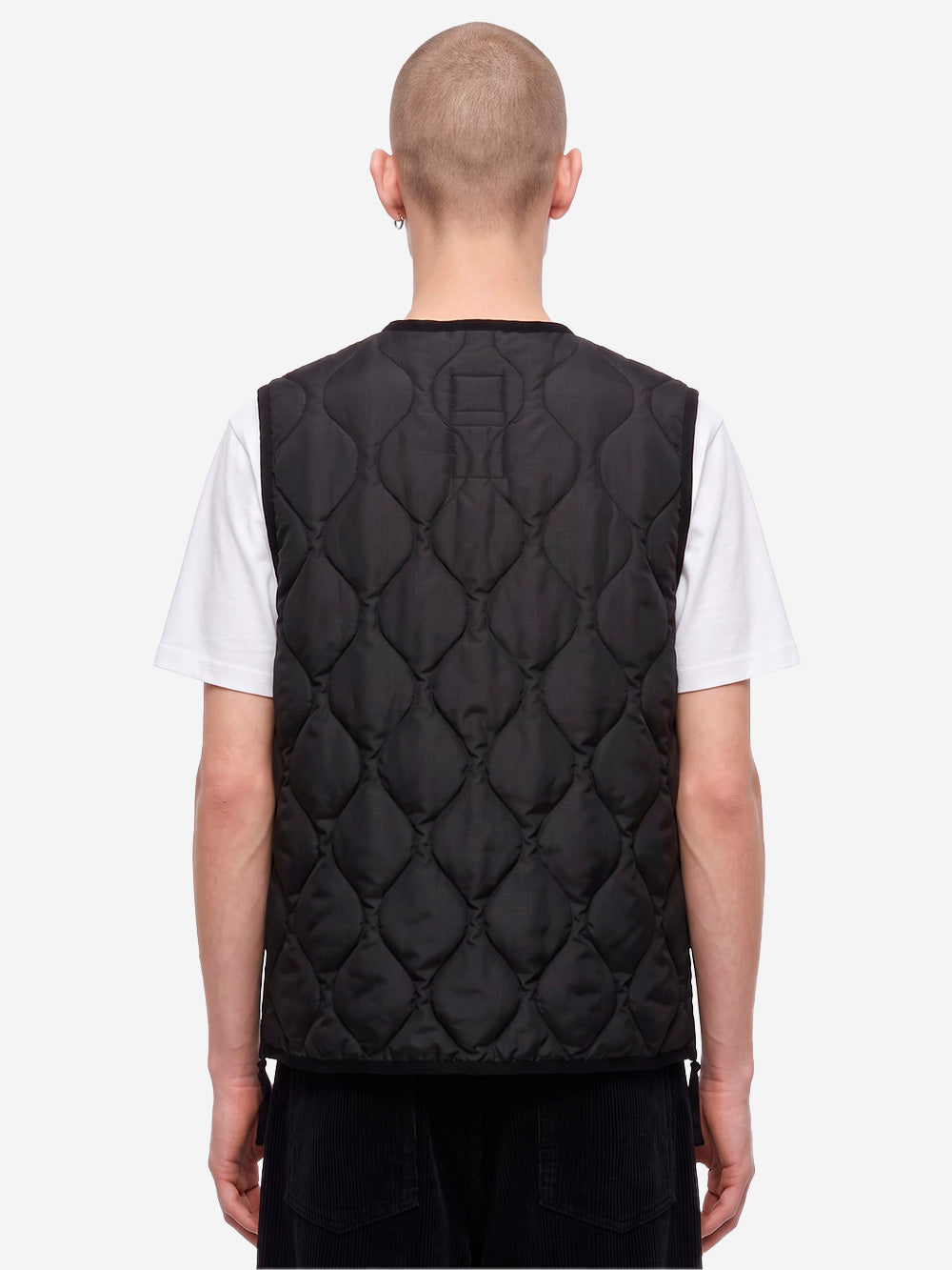 TAION Military Zip Neck Down Smanicato nero Nero Urbanstaroma
