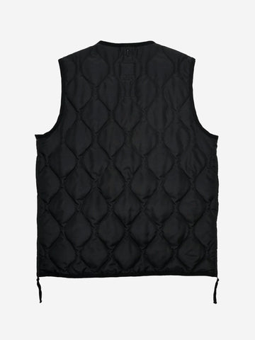 TAION Military Zip Neck Down Smanicato nero Nero