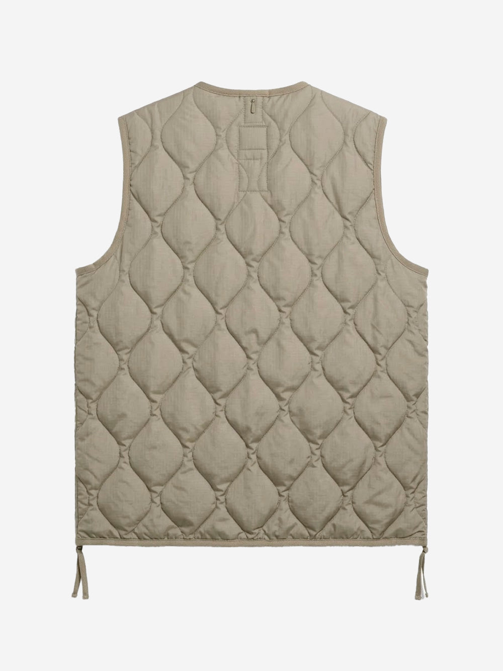 TAION Military Zip Neck Down Smanicato Light Mocha Beige Urbanstaroma
