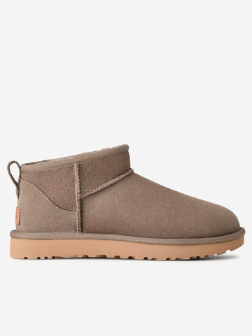 UGG W Classic Ultra Mini 'Cobble Grey' Marrone