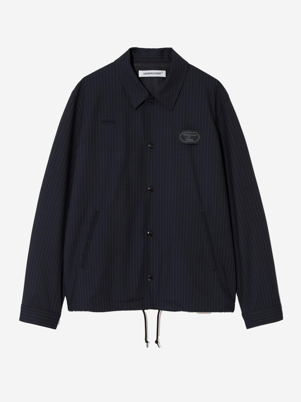 UNDERCOVER Giacca Pinstripe Coach Jacket Navy Urbanstaroma