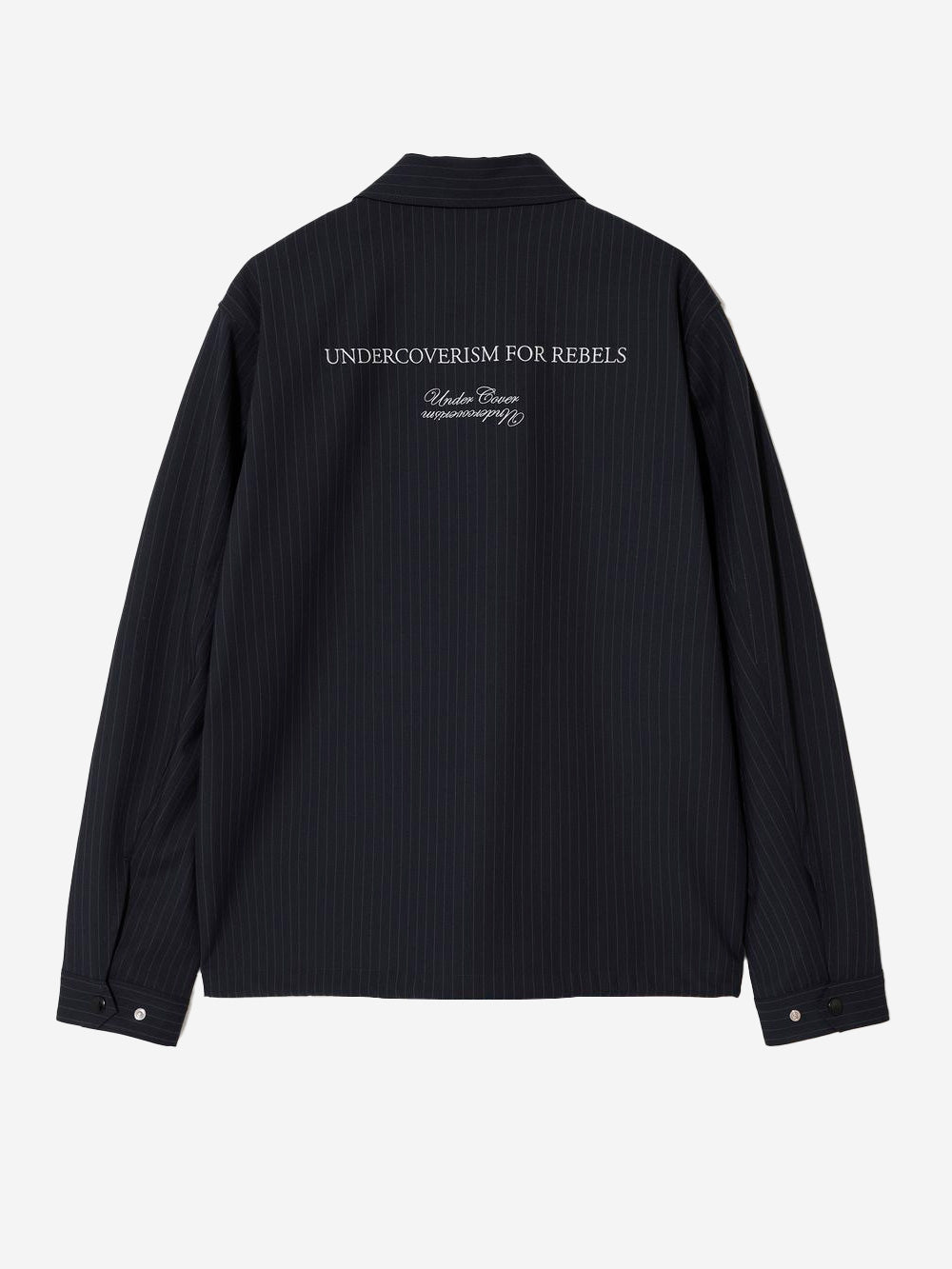 UNDERCOVER Giacca Pinstripe Coach Jacket Navy Urbanstaroma
