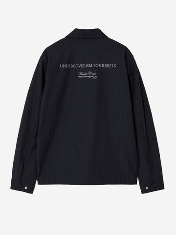 UNDERCOVER Giacca Pinstripe Coach Jacket Navy