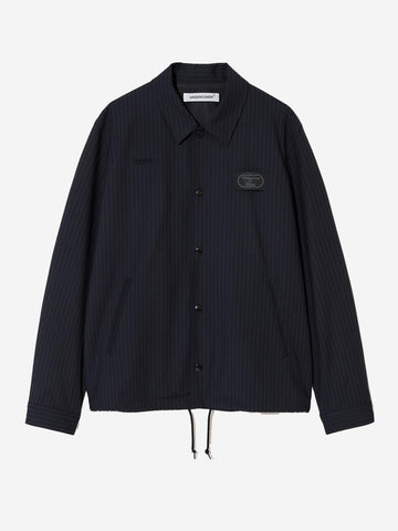 UNDERCOVER Giacca Pinstripe Coach Jacket Navy