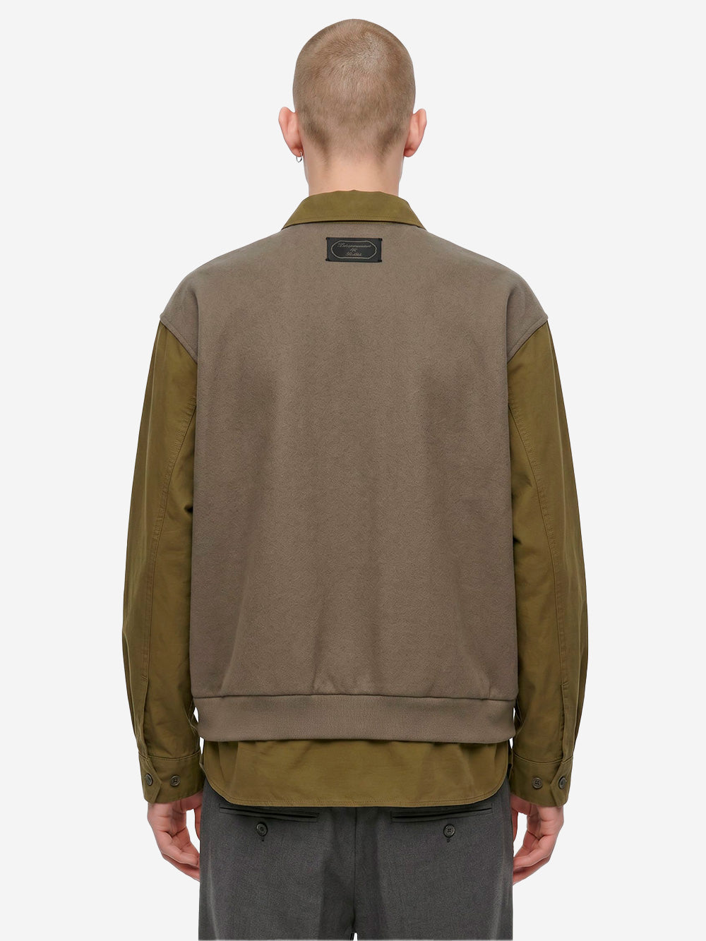 UNDERCOVER Camicia 'Field' verde con pannelli in ripstop Verde militare Urbanstaroma