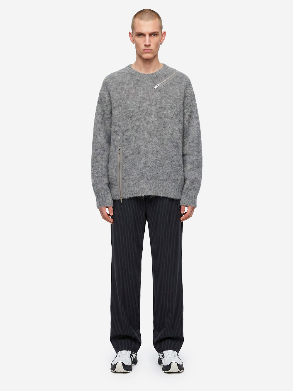 UNDERCOVER 'Easy Pants' Pintrsipe navy Navy bianca Urbanstaroma