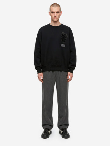 UNDERCOVER 'Easy Pants' antracite in misto rayon Grey melange