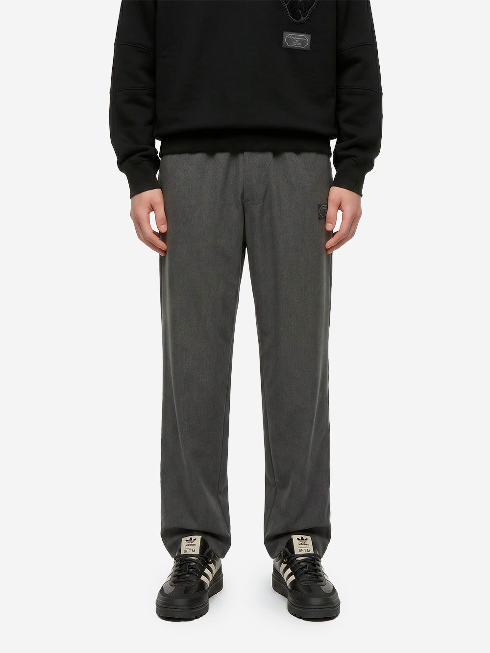 UNDERCOVER 'Easy Pants' antracite in misto rayon Grey melange Urbanstaroma