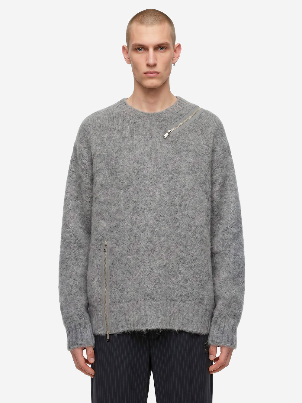 UNDERCOVER Maglione in misto mohair grigio Grigio Urbanstaroma