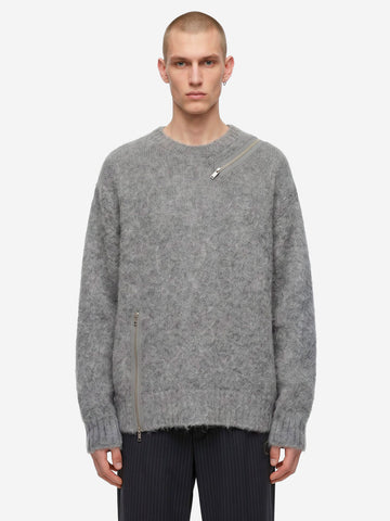 UNDERCOVER Maglione in misto mohair grigio Grigio