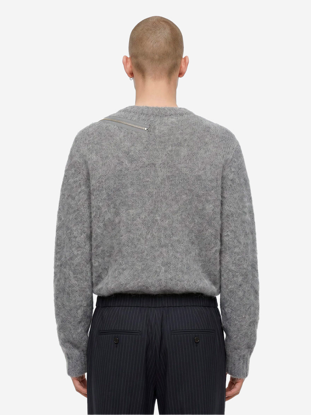 UNDERCOVER Maglione in misto mohair grigio Grigio Urbanstaroma