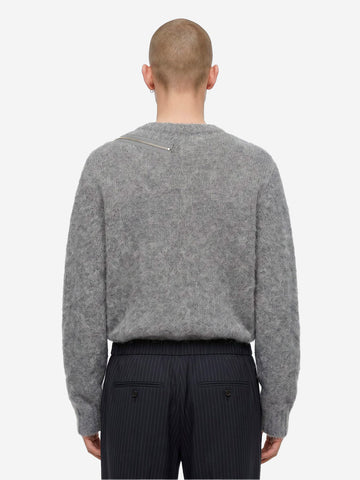 UNDERCOVER Maglione in misto mohair grigio Grigio