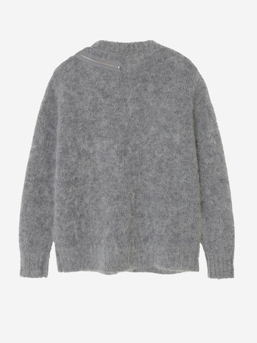 UNDERCOVER Maglione in misto mohair grigio Grigio