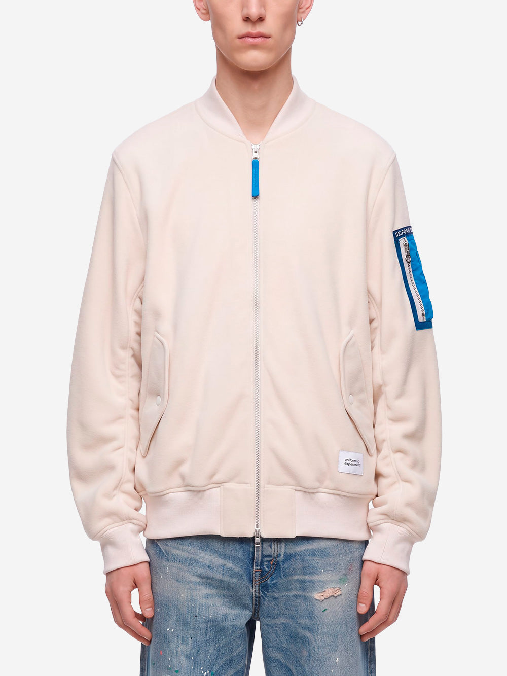 UNIFORM EXPERIMENT Giacca in pile L-2B Beige Urbanstaroma