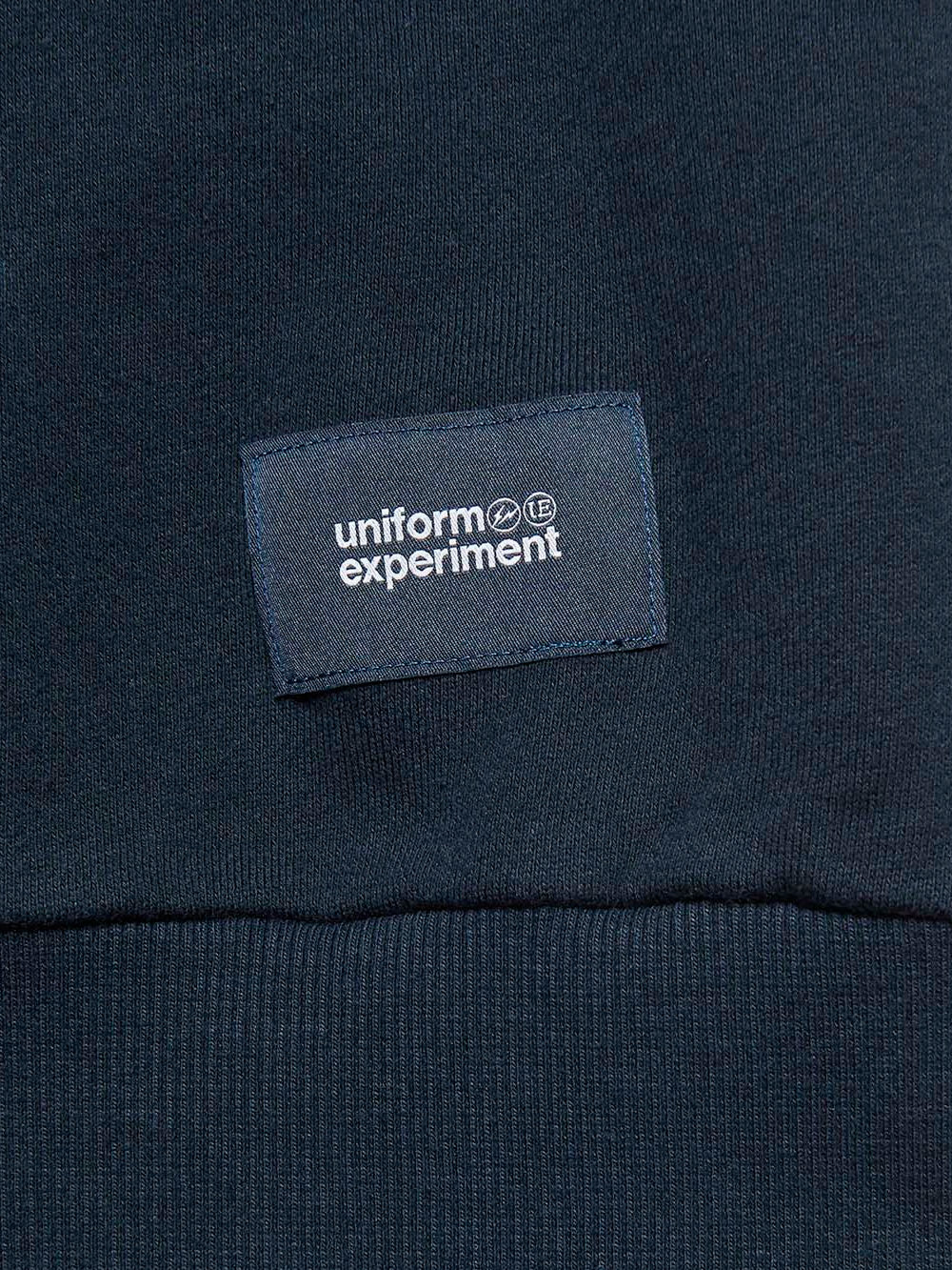UNIFORM EXPERIMENT Camicia in flanella con coulisse blu scuro Urbanstaroma