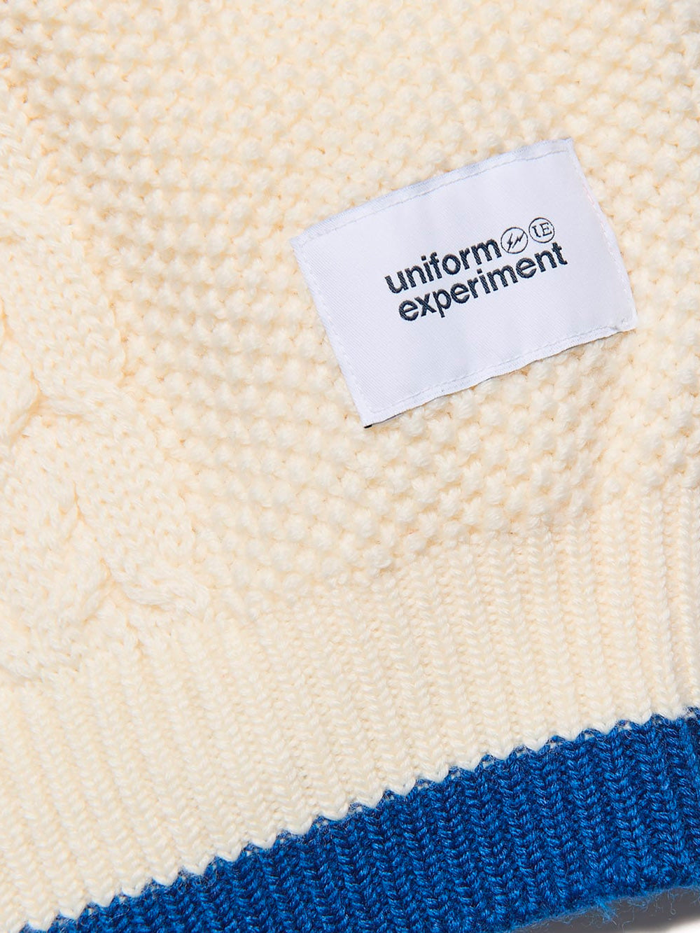 UNIFORM EXPERIMENT Maglione con inserti e stampa a stelle bianca Bianco Urbanstaroma
