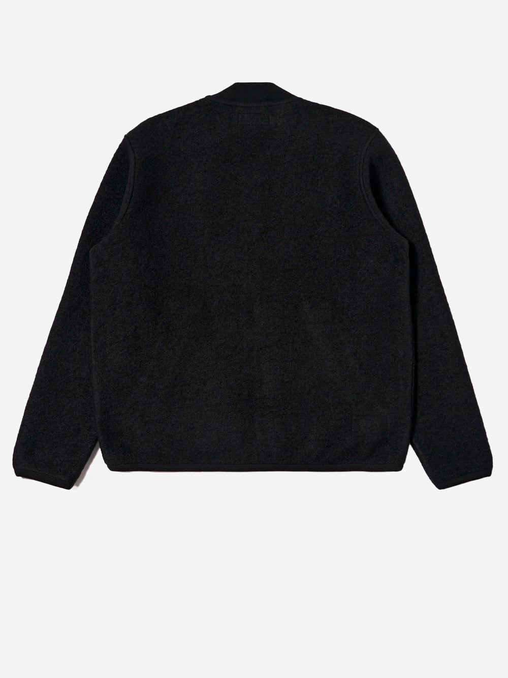 UNIVERSAL WORKS Bomber nero in lana con zip Nero Urbanstaroma