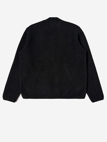 UNIVERSAL WORKS Bomber nero in lana con zip Nero