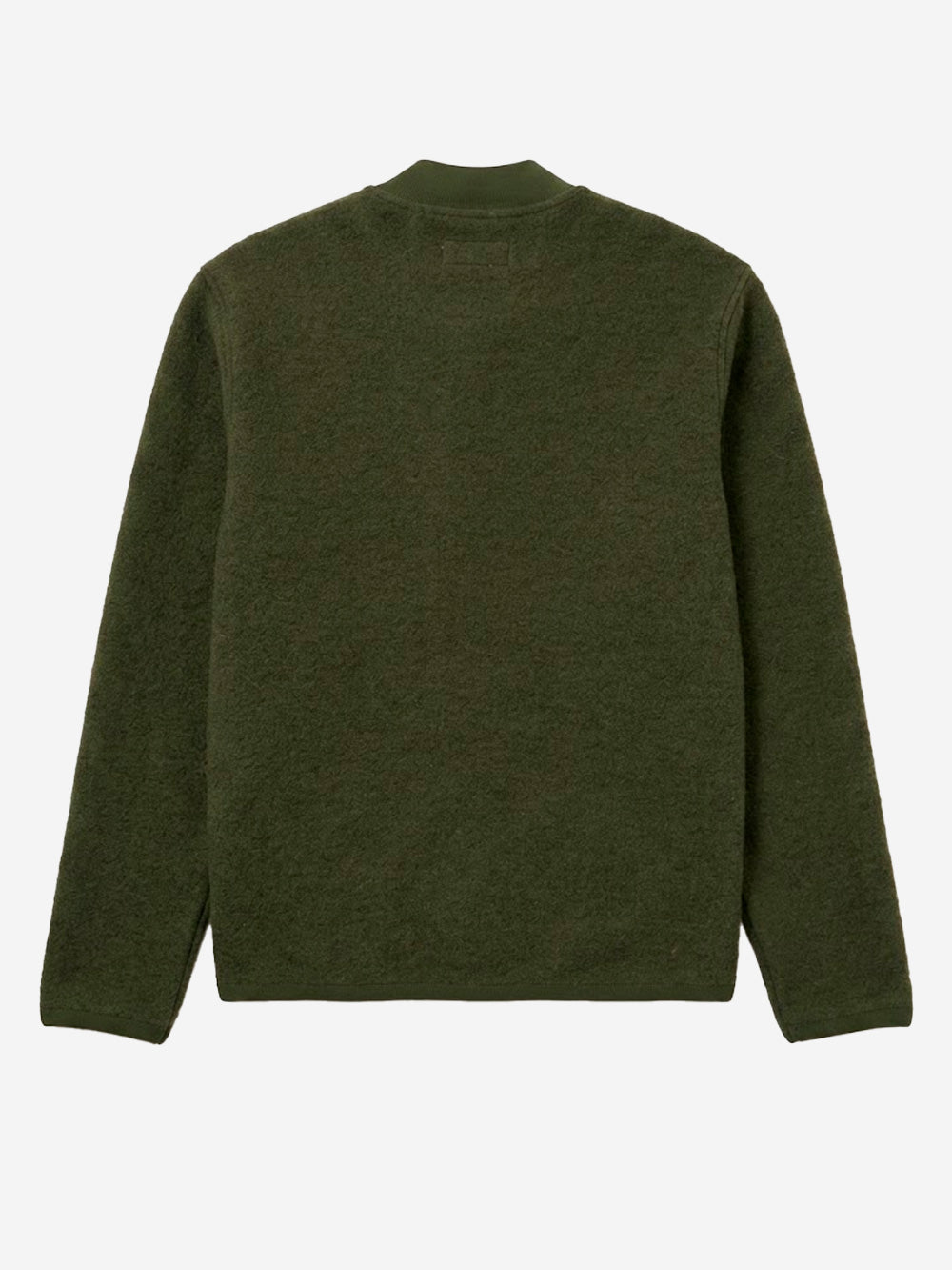 UNIVERSAL WORKS Bomber oliva in lana con zip Verde Oliva Urbanstaroma