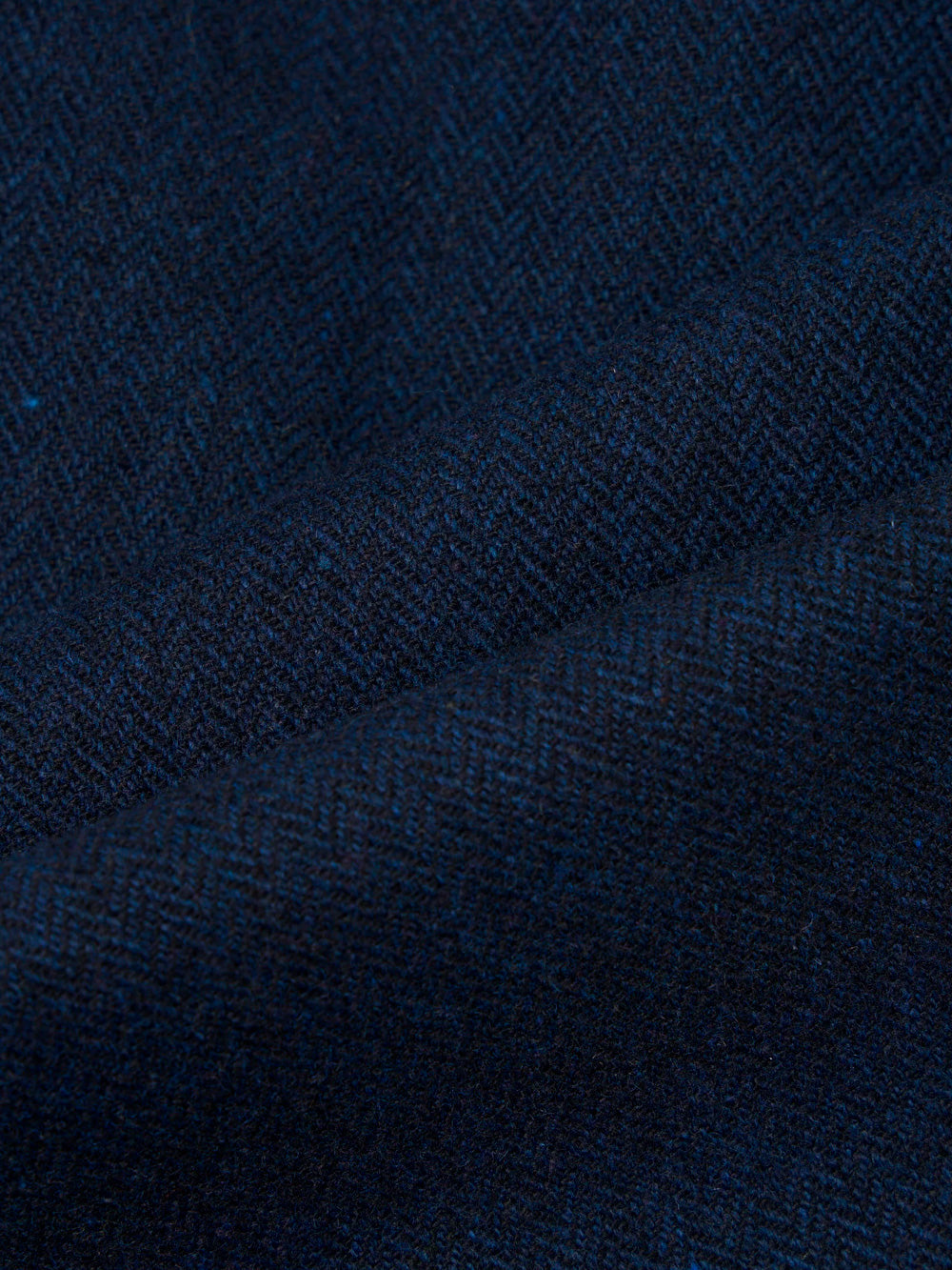 UNIVERSAL WORKS Pantaloni Wool Herringbone Pleated navy Blu scuro Urbanstaroma
