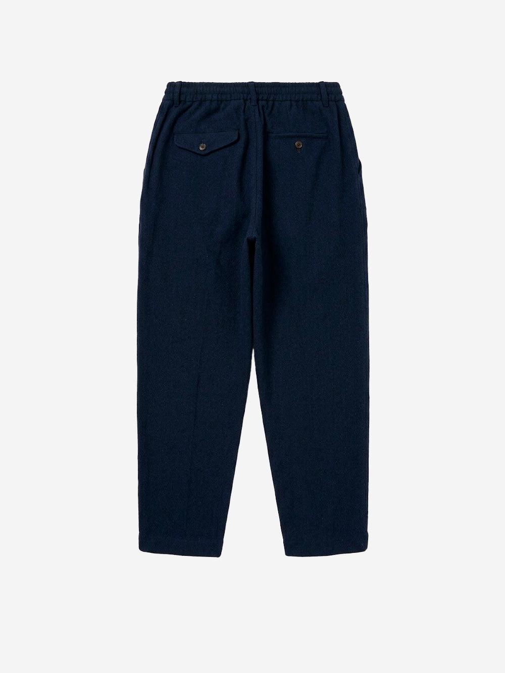 UNIVERSAL WORKS Pantaloni Wool Herringbone Pleated navy Blu scuro Urbanstaroma