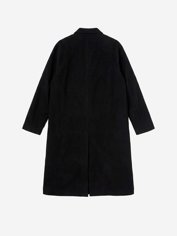 UNIVERSAL WORKS Cappotto nero Mowbray in misto lana Nero