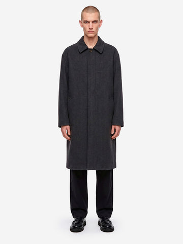 UNIVERSAL WORKS Cappotto grigio Mowbray in misto lana Grigio