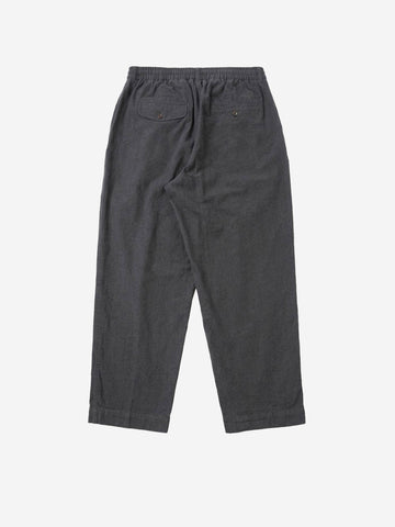 UNIVERSAL WORKS Pantaloni Oxford in cotone e lino grigi Grigio
